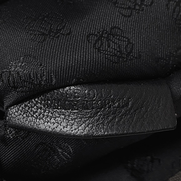 Loewe Suede Leather Logo Small Clutch Silver Chain Wristlet Zip Pouch Bag Italy - Picture 6 of 6